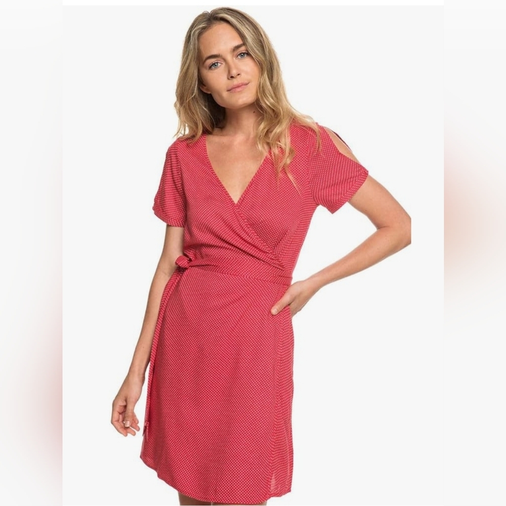 Roxy Red Wrap Dress